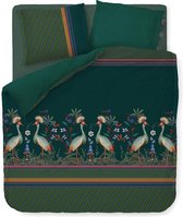 Pip studio dekbedovertrek Birds in a Row green 240/200-220cm