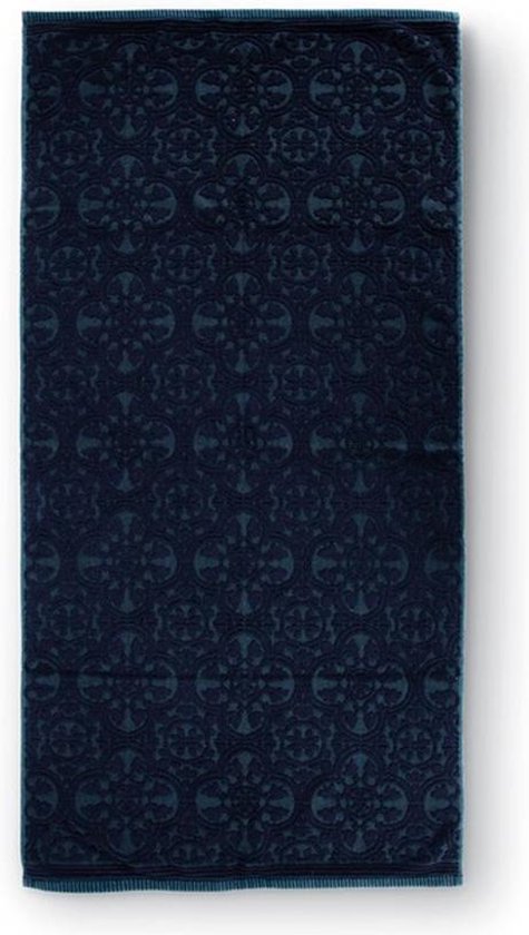 PIP Studio badgoed Tile de Pip dark blue - handdoek 70x140 cm