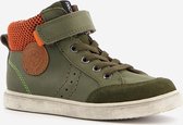 TwoDay hoge leren jongens sneakers - Groen - Maat 30 - Echt leer - Uitneembare zool