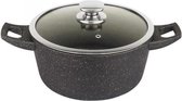 Royalty-lijn Gesmede aluminium Nonstick Marble Cooking Pot - 30cm