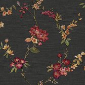 Fabric Touch flower black - FT221214
