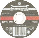 Silverline RVS Snijschijf - Doorslijpschijf - Plat - Ø 115 x 1.2 x 22.23 mm