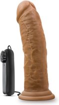 Dr. Skin - Dr. Joe Vibrator Met Zuignap 20 cm - Mocha - Sextoys - Vibrators