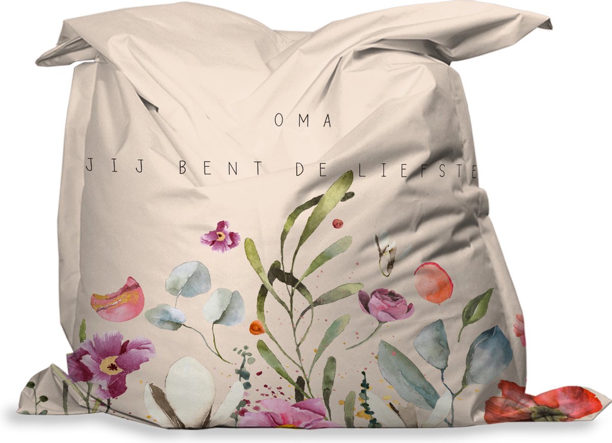 PillowMonkey zitzak - Quotes - Spreuken - Oma jij bent de liefste - Oma