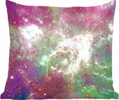 Sierkussen - Couleurs de l'espace - Multicolore - 45 Cm x 45 Cm