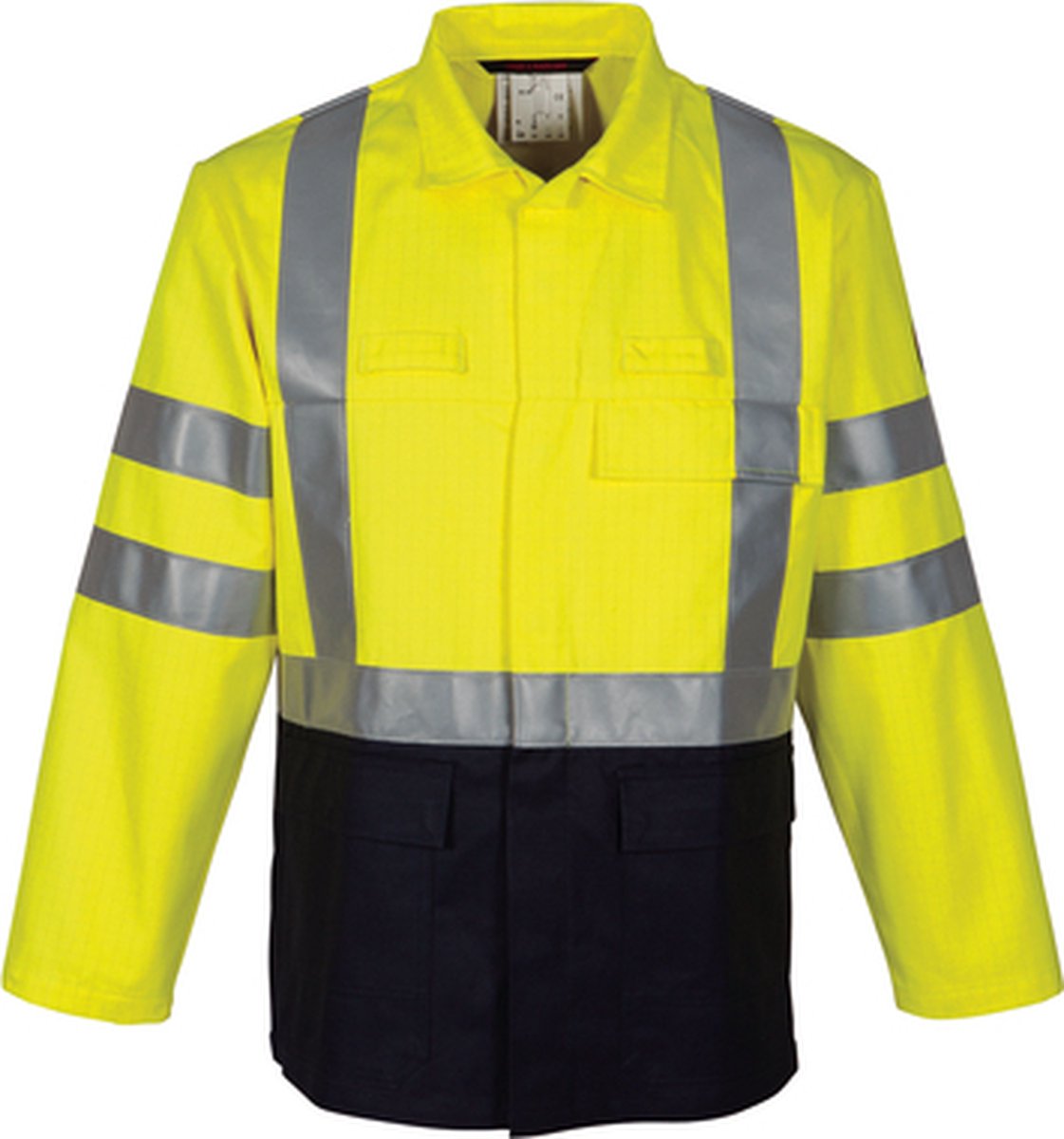 Havep Korte jas MQ Multi Protector 30012 - Fluo Geel/Marine - 44