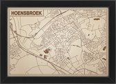 Decoratief Beeld - Houten Van Hoensbroek - Hout - Bekroned - Bruin - 21 X 30 Cm