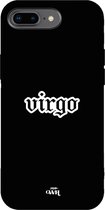 xoxo Wildhearts case voor iPhone 7/8 Plus - Virgo (Maagd) Black - iPhone Zodiac Case
