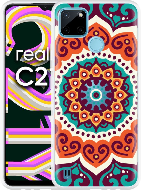 Coque pour Realme C21Y C21-Y /Realme C25Y, étui 360°Antichoc