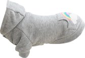 Trixie - Pull pour chien - Sweat à capuche Rainbow Falls - XXS (longueur dos 24cm) - Gris clair