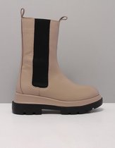 Shabbies 182020329 Chelsea boots - Enkellaarsjes - Dames - Taupe - Maat 36