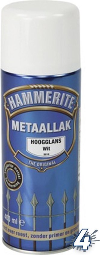 Hammerite Hoogglans Metaallak - Zwart - 400 ml | bol.com