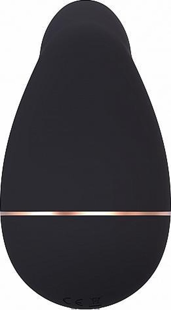 De Irresistible Kissable Luchtdruk vibrator Zwart