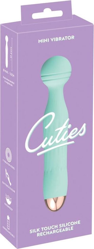 Mini Vibromasseur Balle Cuties Rechargeable Silk Touch Vert - You2toys