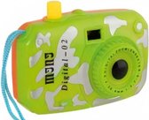 mini-fototoestel viewmaster 10 cm groen/oranje