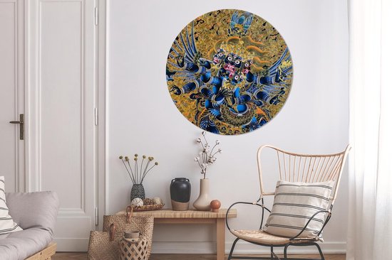 WallCircle - Wall Circle - Wall Circle - Bhoutan - Art - Culture - Aluminium - Dibond - 140x140 cm - Intérieur et Extérieur