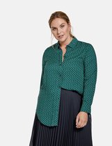 SAMOON losjes vallende overhemdblouse van EcoVero-viscose