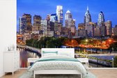 Behang - Fotobehang Philadelphia - Architectuur - Licht - Breedte 600 cm x hoogte 400 cm