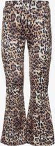 Ai-Girl meisjes flared broek met luipaardprint - Bruin - Maat 122/128