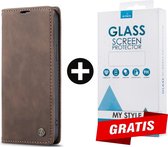 Hoesjes Centrum Telefoonhoesje - Book Case - Geschikt Voor Apple IPhone 8 - Bruin