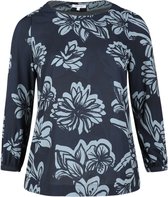 Paprika Dames Blouse in bedrukte crêpe - Outdoorblouse - Maat 48