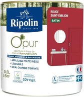 Ripolin biobased interieur muurverf satijn rood st Emilion 0.5L