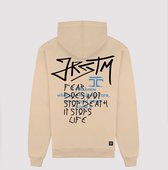 JORCUSTOM JRCSTM Slim Fit Hoodie - Beige - Volwassenen - Maat M