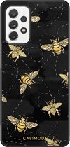 Samsung a52s hoesje - Bee yourself | Samsung Galaxy A52 5G case | Hardcase backcover zwart