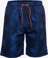 Osaga heren zwemshort met bloemenprint - Blauw - Maat XL