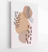 Minimale en gouden abstracte muur kunst vector collectie. 2 - Moderne schilderijen – Verticaal – 1875548152 - 50*40 Vertical