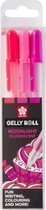 Sakura Gelly Roll 3 stylos gel "Sweets" - effet fluo