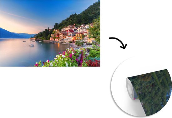 Papier peint Papier peint photo en vinyle - Coucher de soleil en Italie largeur 450 cm x hauteur 300 cm - Tirage photo sur papier peint (disponible en 7 tailles)