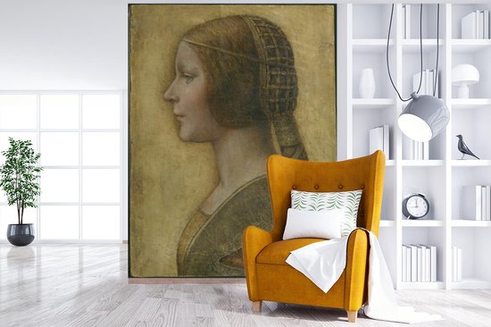 Papier peint - Papier peint Papier peint photo La Bella Principessa - Leonardo de Vinci - Largeur 190 cm x hauteur 260 cm