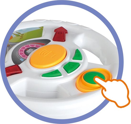 Eco Toys Sports Loopauto met Muziek en Geluid, loopwagen met