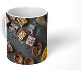 Mok - Zoet toetje met cake - 350 ML - Beker