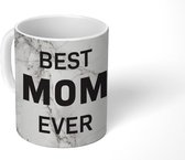 Mok - Koffiemok - Quotes - Mama - Best mom ever - Spreuken - Mokken - 350 ML - Beker - Koffiemokken - Theemok - Mok met tekst