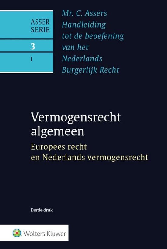 Asser-serie 3-I - Europees recht en Nederlands vermogensrech ... - cover