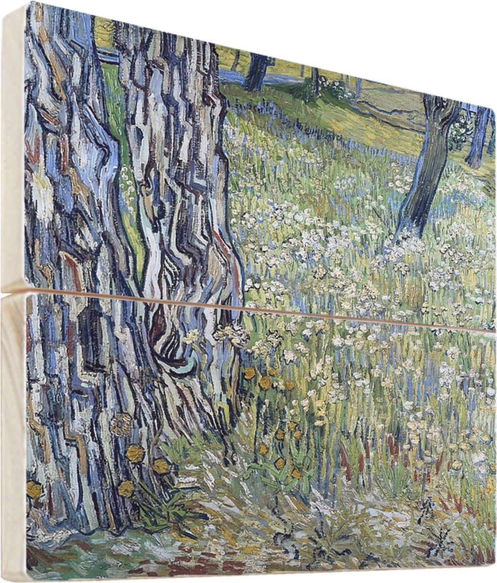 Décoration Murale En Bois Tableau Van Gogh Terrasse Du Café Le Soir - Marque Enesco