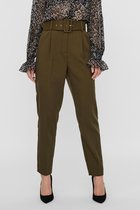 Vero Moda Broek Vmjulie Xhr Carrot Pleat Ankl Pant 10239941 Dark Olive Dames Maat - W32 X L34