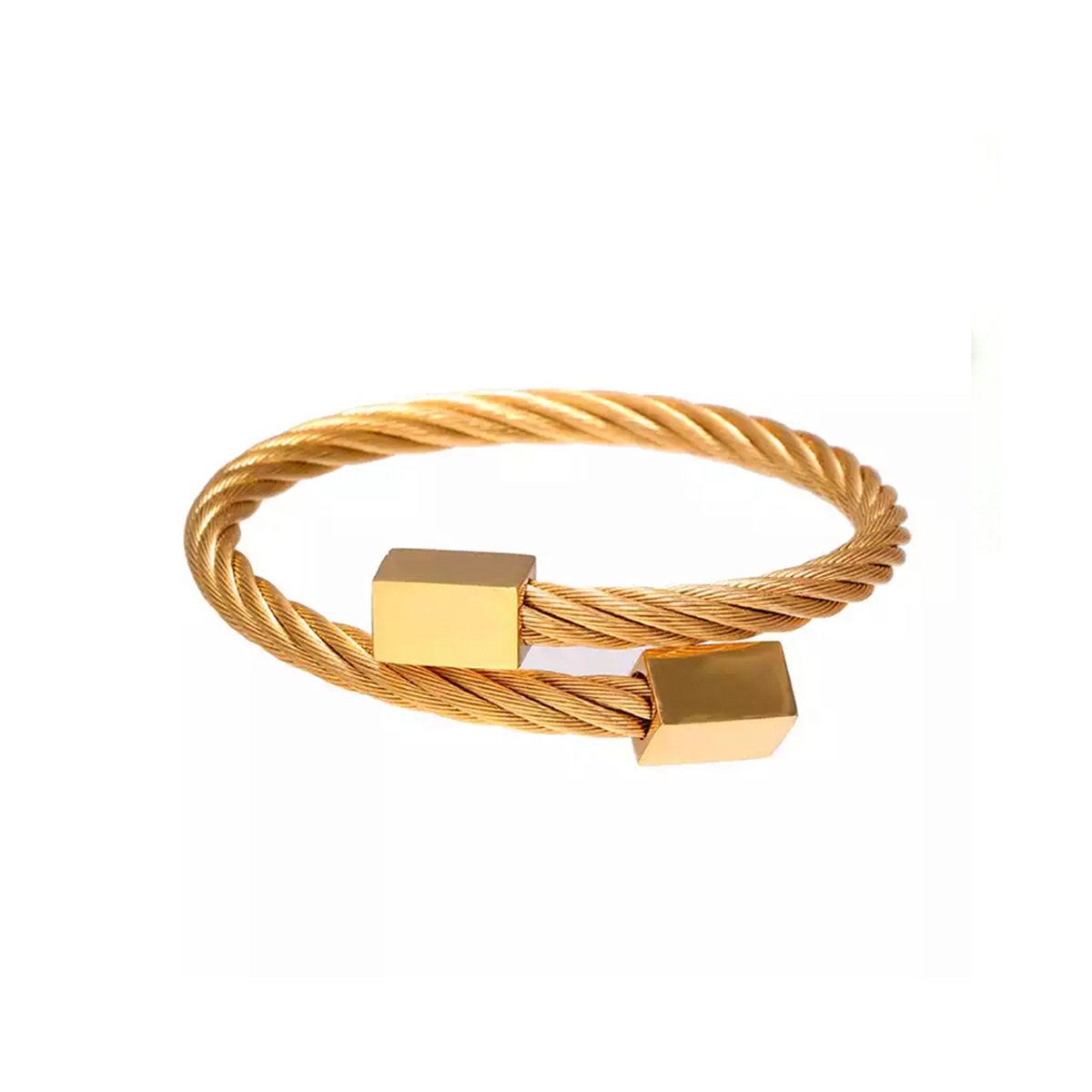 Flongo Inspirerende armband voor dames en heren, met gravure