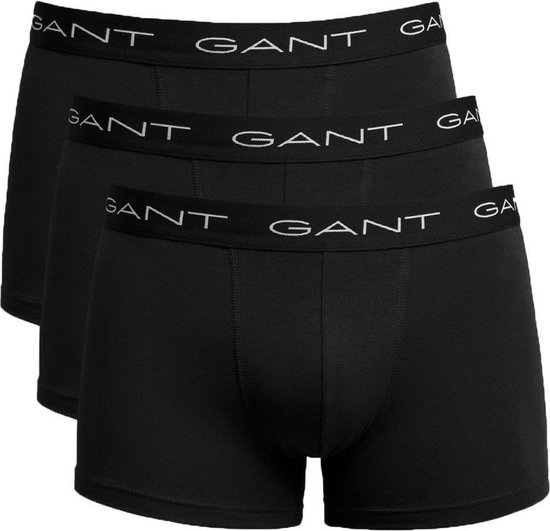 Gant - Boxershorts 3-Pack Zwart - Heren - Maat XXL - Body-fit