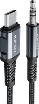 ACEFAST USB-C male naar 3.5mm audiojack male kabel - Ondersteunt Hi-Fi - 1.2m