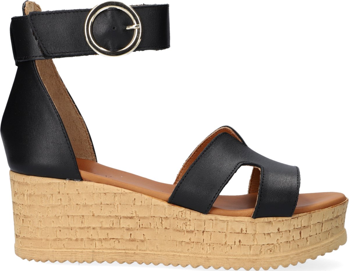 Omoda Z3867 Sandalen - Dames - Zwart - Maat 38 | bol.com