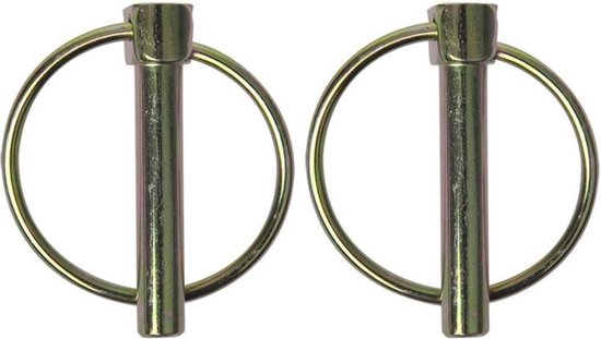 Kramp Borgpen rubber - LP8SAKR, 8716106067121 | Lengte: 45 mm