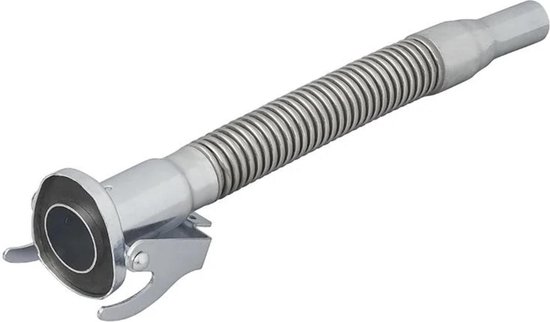 ProPlus Flexibele metalen schenktuit - 28 cm - zilver - voor militaire jerrycans van ProPlus — afbeelding 2