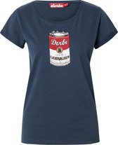 Derbe shirt Zwart-M (L)