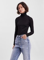 Vero Moda VMRUTHIE LS ROLL NECK BODY - Black Black