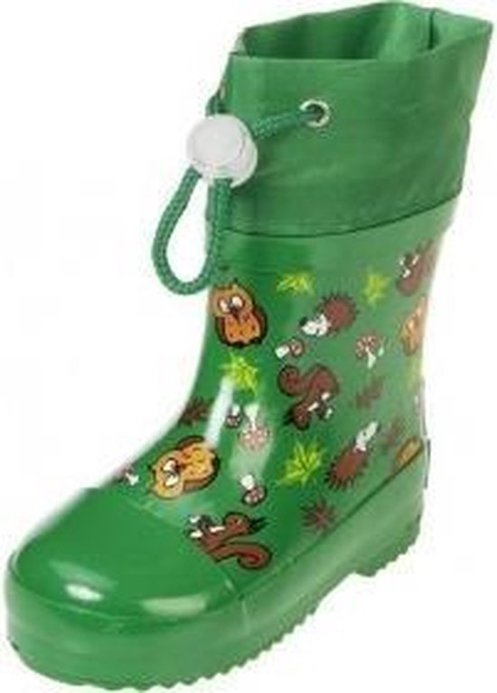Playshoes bottes de pluie forêt animaux vert