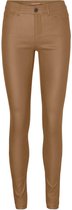 Vero Moda Broek Vmseven Nw Ss Smooth Coatclr Pant 10160210 Tabacco Brown Dames Maat - W25 X L32