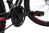 Ks Cycling Fiets Mountainbike hardtail 26 inch Sharp zwart-rood -